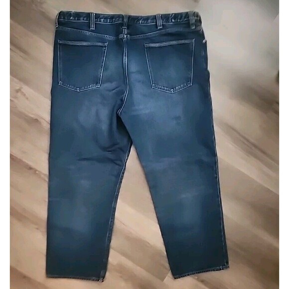 Lands' End Womens Jeans 42 Straight Traditional Fit Dark Wash - Picture 6 of 8